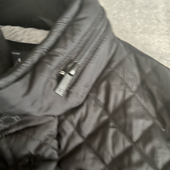 [48/US M]ARMANI JEANS Z6K75 BLACK QUILTED NYLON/WOOL Bomber JACKET - Picture 6 of 13